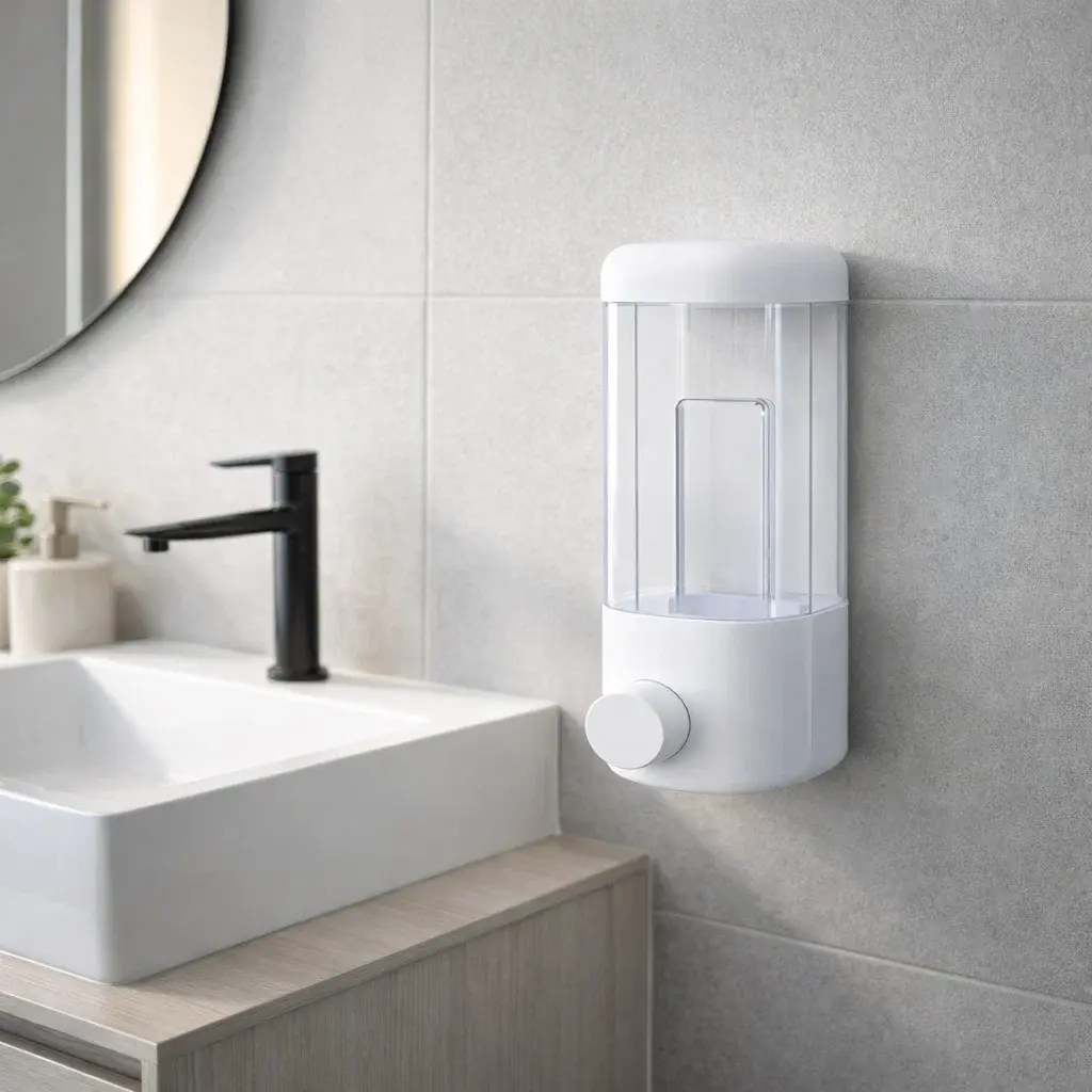 Dispensador de Jabón Blanco Simple 500 cc - Image 3