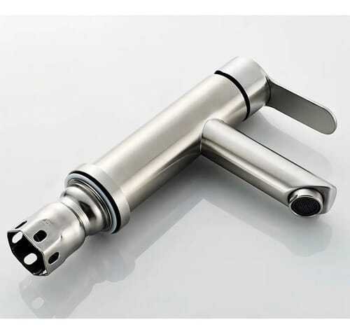 Llave Monomando Lavatorio Lavamanos Modern Plateado Cepillado - Image 5