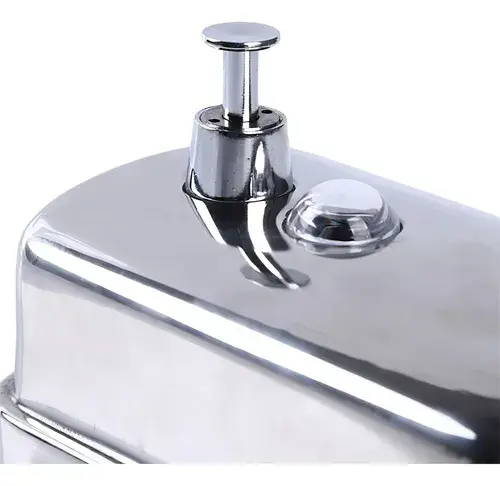 Dispensador Jabón Acero Inoxidable 500 Ml. Taumm Color Plateado - Image 9