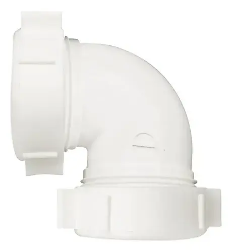 Sifón Codo 90 Plastico Blanco Para Desague Blanco - Image 3
