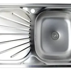 Lavaplatos Sobreponer 80x50 Inoxidable Izquierdo