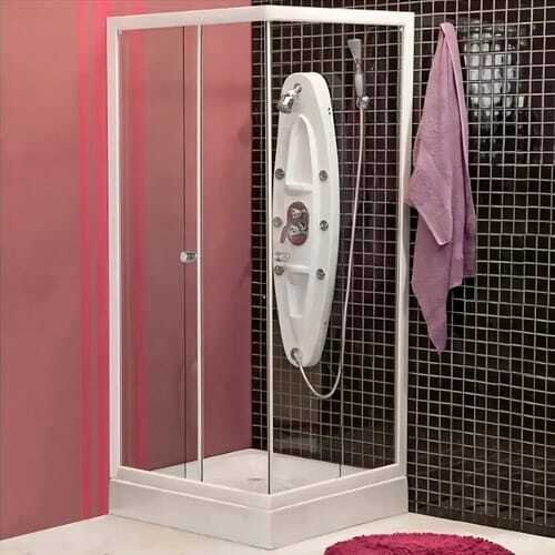 Shower Door Y Receptáculo 80x80x195 Vidrio Templado - Image 4