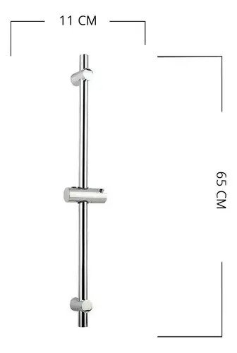 Barra De Soporte Ducha Deslizable 65 Cm Acero Inoxidable - Image 5