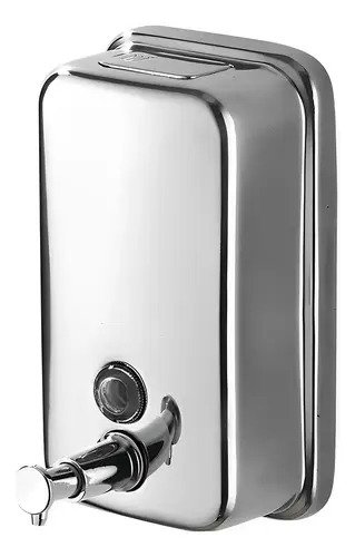 Dispensador Jabón Acero Inoxidable 800ml Baño Oficina Hogar Plateado