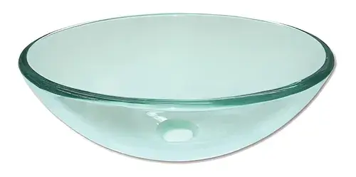 Lavamanos Sobrepuesto De Vidrio Transparente Redondo Täumm De 41.5 - Image 3
