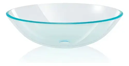 Lavamanos Sobrepuesto De Vidrio Transparente Redondo Täumm De 41.5 - Image 2