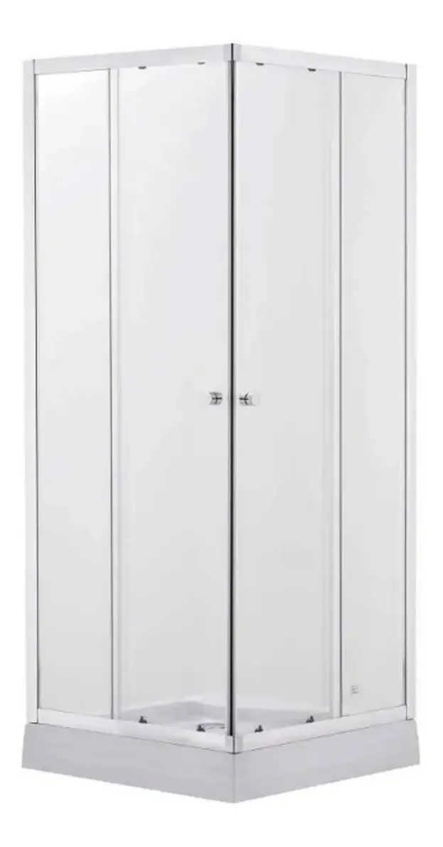 Shower Door Y Receptáculo 80x80x195 Vidrio Templado