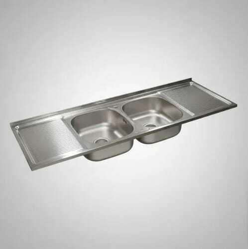 Lavaplatos Para Sobreponer 150x50x16 Cm 2 Bachas 2 Secadores - Image 2
