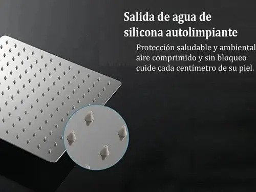 Plato Ducha Cuadrado Acero Inoxidable 25 Cms - Image 4