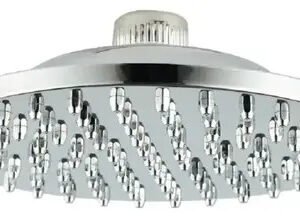 Plato Ducha Redondo Acero Inoxidable 20 Cm
