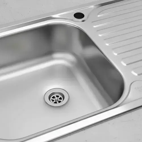 Lavaplatos Simple 80x44 Secador Derecho Acero Inoxidable Plateado - Image 9