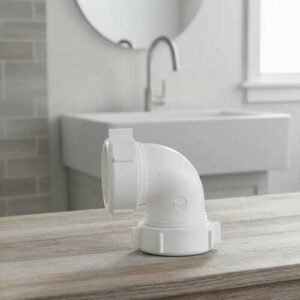 Sifón Codo 90 Plastico  Blanco Para Desague Blanco