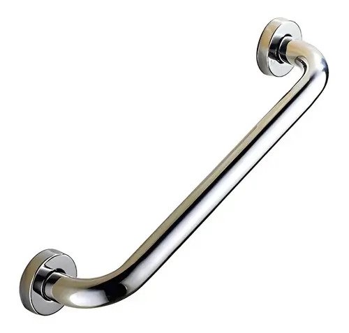 Barra Seguridad Recta Ducha Baño 60 Cm X 3,2 Cm Inoxidable Plateado