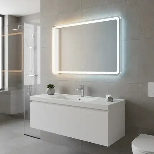 Espejo Rectangular Moderno 3 Luces Led Fría-calida Blanco - Image 4