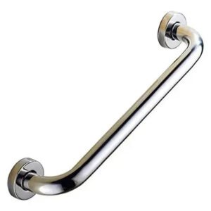 Barra Seguridad Recta Ducha Baño 40 Cm X 2,5 Cm Inoxidable Color Plateado