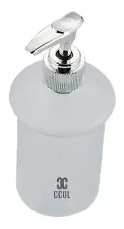 Jabonera Acero Inoxidable Líquido Gel Botella Baño Plateado - Image 3