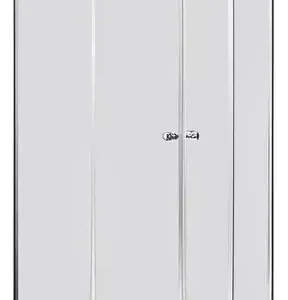 Shower Door 80x80x195 Cuadrado Transparente Vidrio Templado