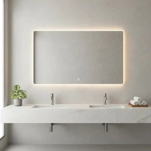 Espejo Rectangular Moderno 3 Luces Led Fría-calida Blanco - Image 6
