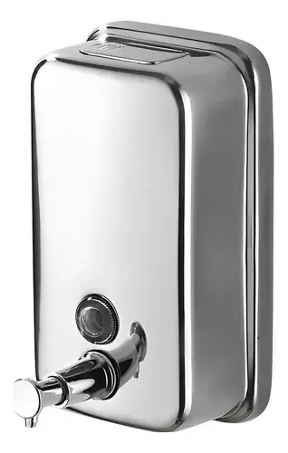 Dispensador De Jabón Acero Inoxidable 500ml Plateado