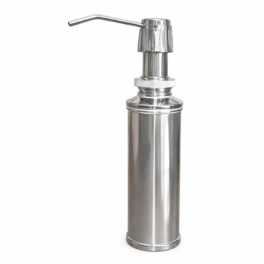 Dispensador Jabon Lavaplatos Cuerpo Metálico
