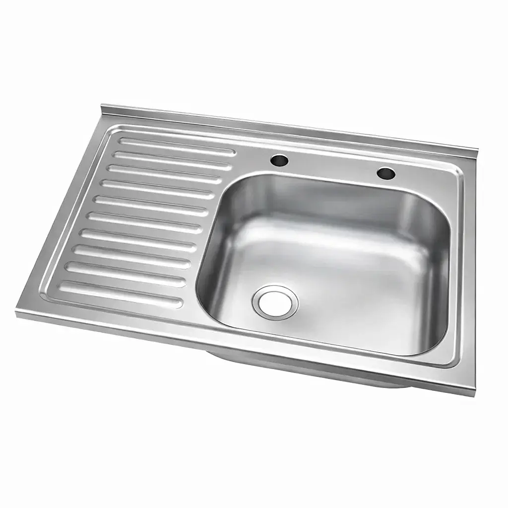 Lavaplatos Empotrado 80x44 cm Secador Izquierdo - Image 2