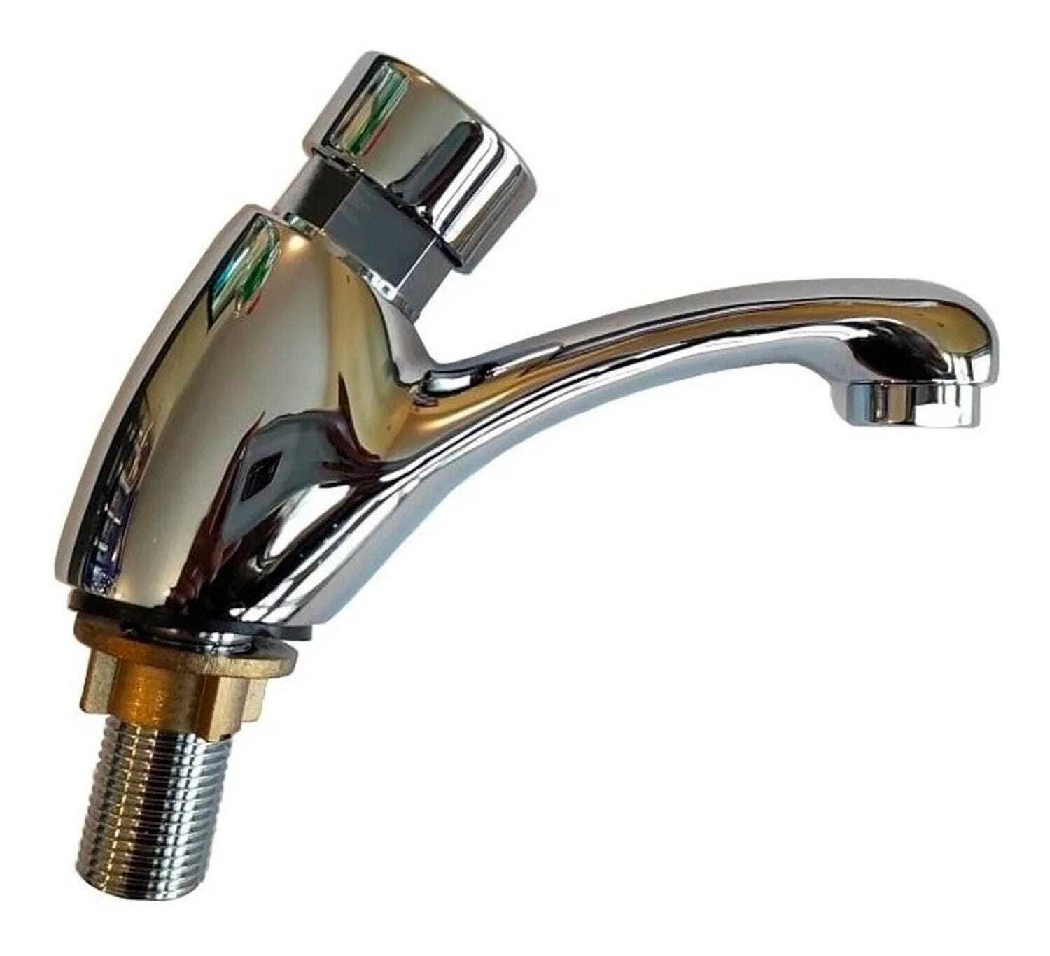 Llave Lavatorio Temporizada Gorda Mediana