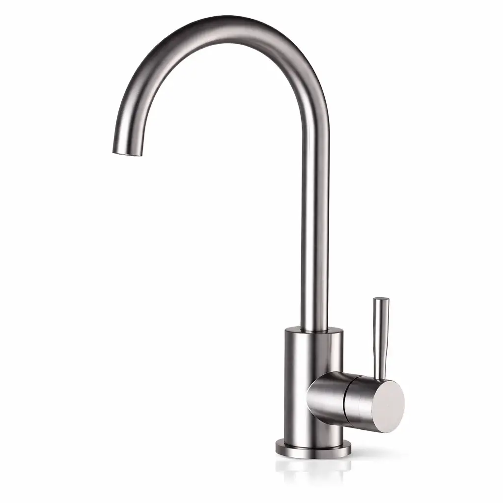 Llave Monomando Lavaplatos Vertical Inoxidable