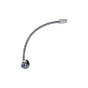 Flexible De Agua He-Hi 1/2 Con Llave Angular 35 cm