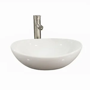 Lavamanos Bowl de Sobreponer Trade + Llave Monomando – Cerámica Premium (40 cm)