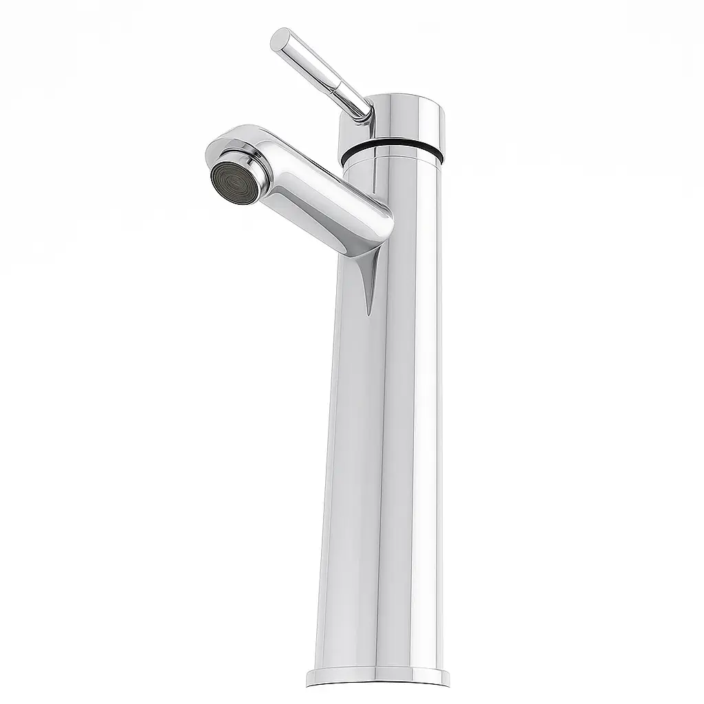 Llave Monomando Lavamanos Alto Modern Pituto Cromado - Image 3