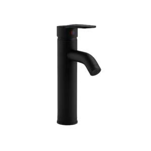 Llave Monomando Lavamanos Alto Modern Pituto Negro