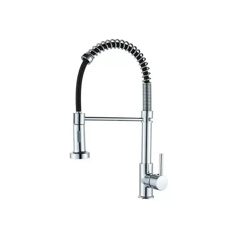 Llave Monomando Lavaplatos Flexible Profesional Plata - Image 2