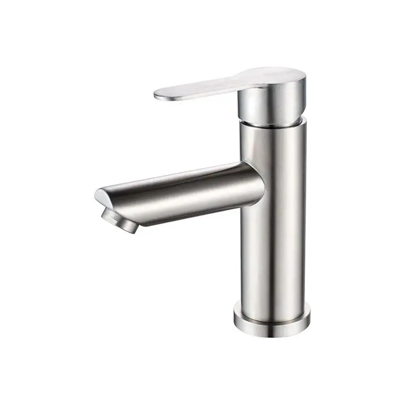 Llave Monomando Lavamanos Modern Paleta Inoxidable