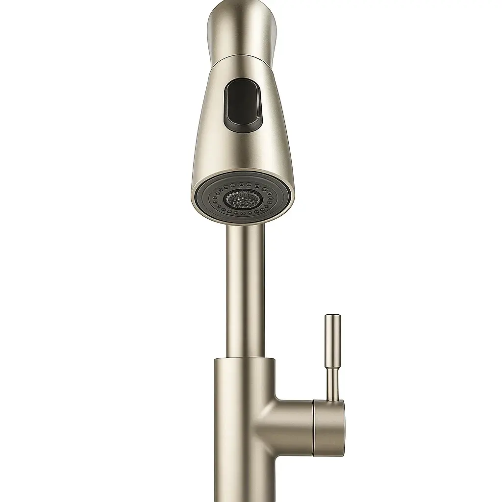 Llave Monomando Lavaplato Inoxidable Profesional Carezza Color Plateado - Image 3