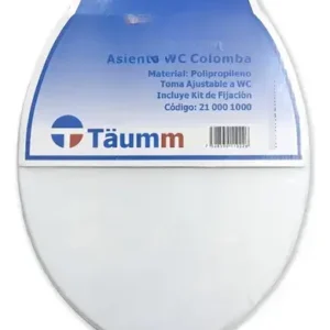 Asiento Y Tapa De Wc Blanca Colomba