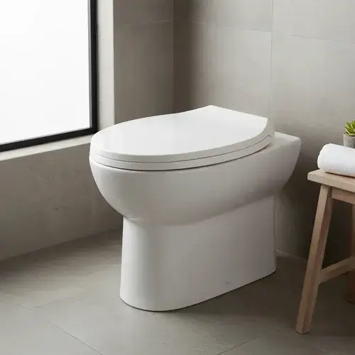 Asiento Y Tapa De Wc Blanca Fuscher Cierre Lento