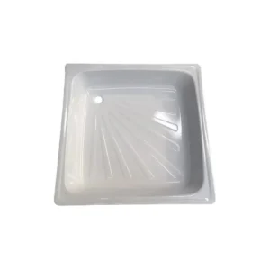 Receptáculo De Ducha 80x80 cm De Acero Esmaltado