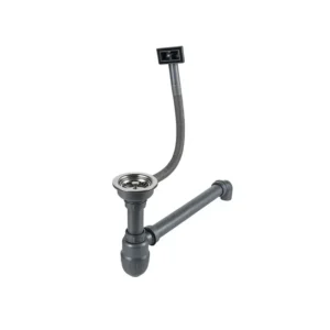 Set De Desagüe Simple Sifón Para Lavaplatos 3 1/2 Tubo